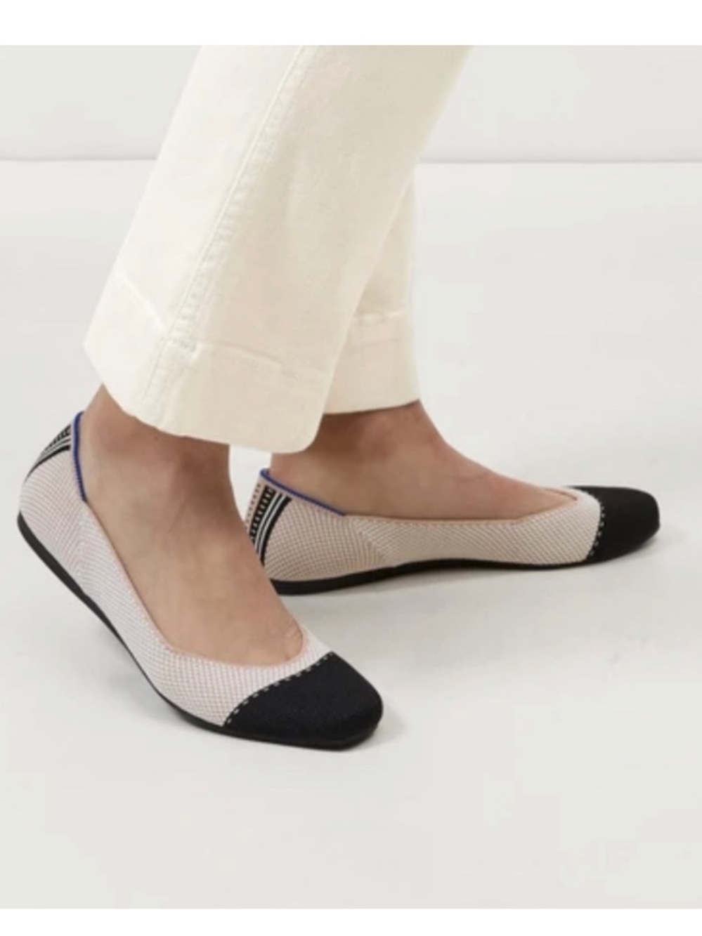 Rothys Square Toe Tuxedo Flat